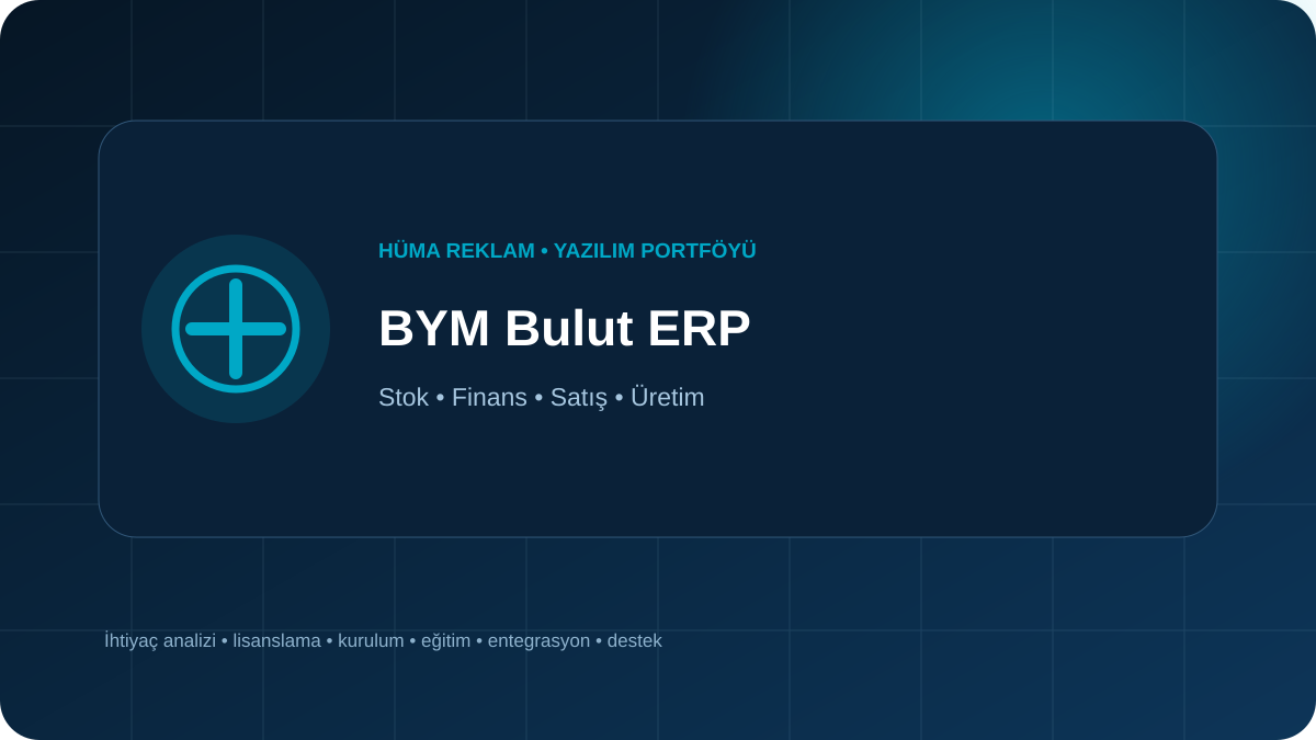 BYM Bulut ERP